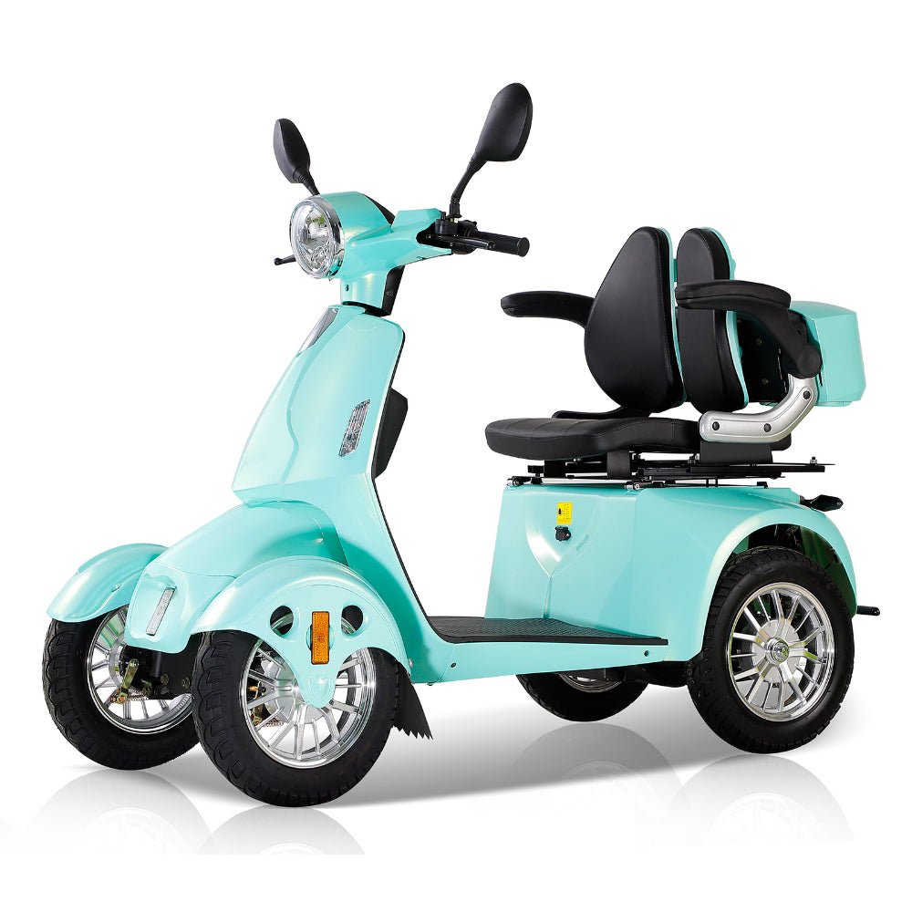 Zvg Heavy Duty 800W 60V/20AH Four Wheel All-Terrain Travel Mobility Scooter For Adults And Seniors, 500LB (SAK97156)