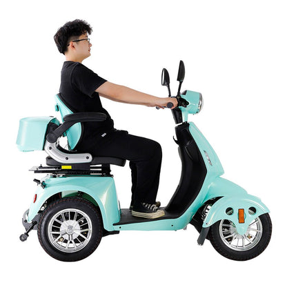 Zvg Heavy Duty 800W 60V/20AH Four Wheel All-Terrain Travel Mobility Scooter For Adults And Seniors, 500LB (SAK97156)