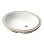 ALFI brand  ABC602 White 23" Oval Undermount Ceramic Sink