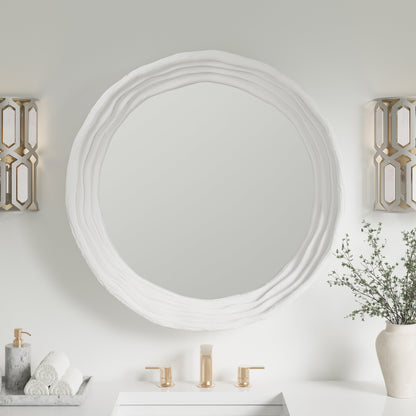 Terra 30" Mirror, Limestone