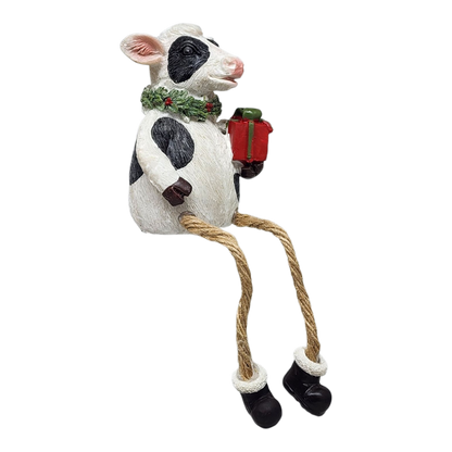 Farm Animal Shelf Sitter - Cow