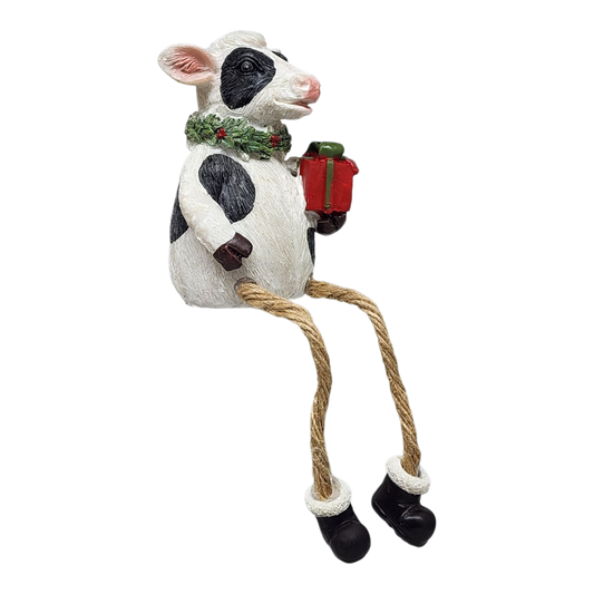 Farm Animal Shelf Sitter - Cow