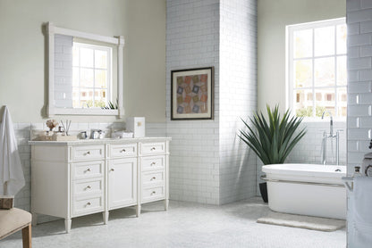 Brittany 60" Single Vanity in Bright White