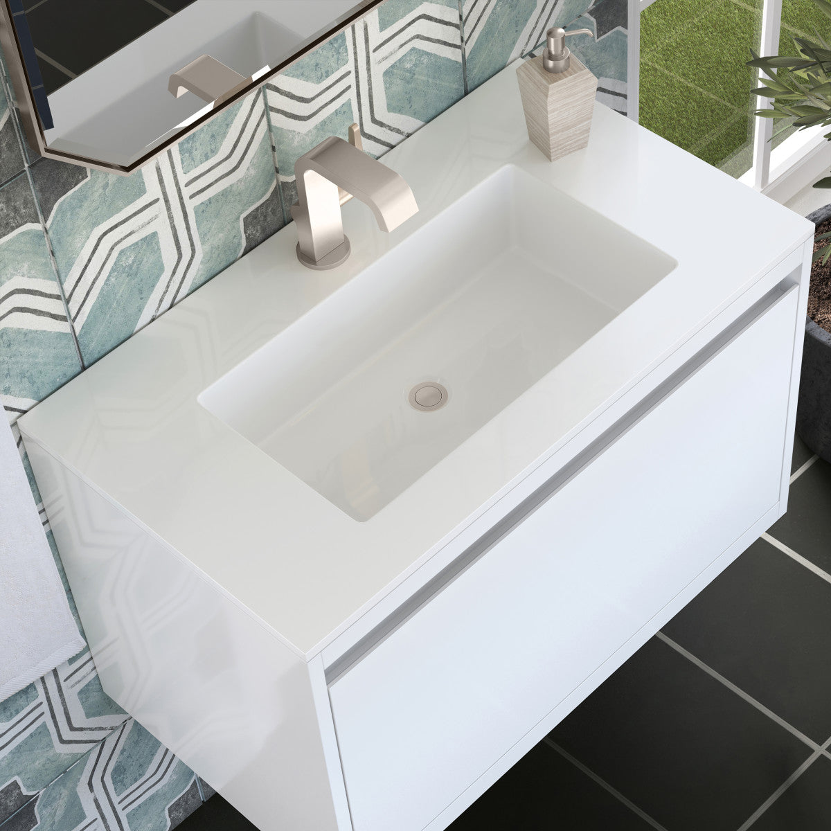 Mantova 31.5" Single Vanity Cabinet