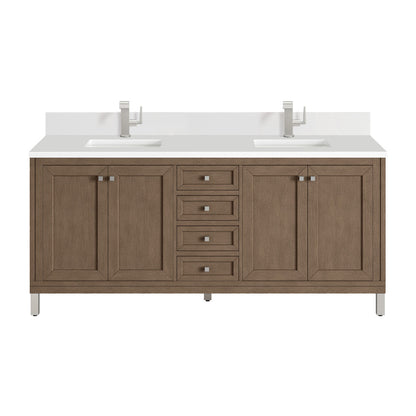 Chicago 72" Double Vanity Cabinet