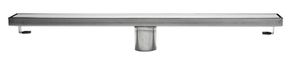 ALFI brand  ABLD24B-PSS 24" Modern Polished Stainless Steel Linear Shower Drain with Solid Cover