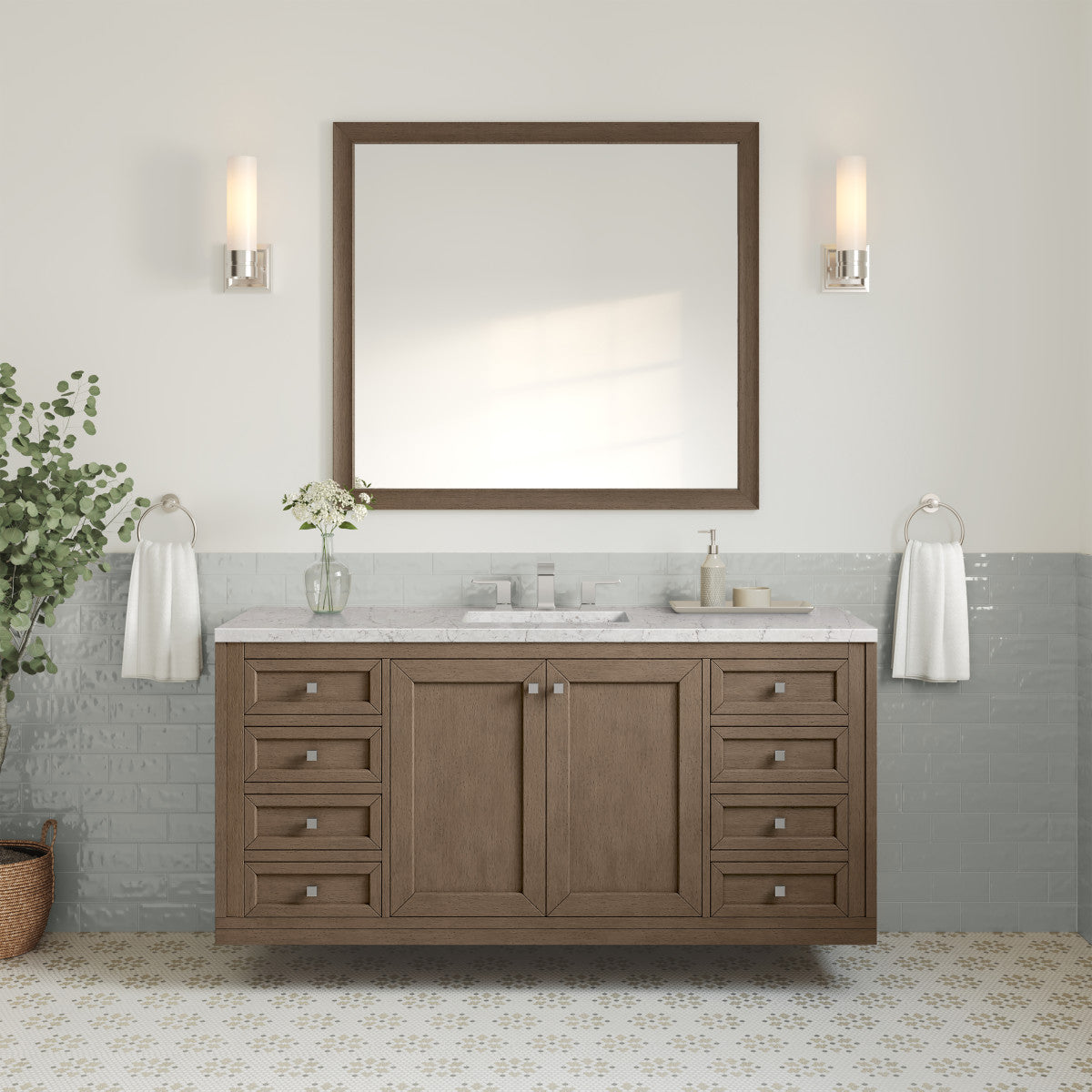 Chicago 60" Single Vanity Cabinet