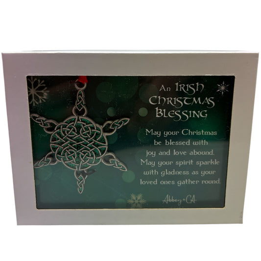 An Irish Christmas Blessing Ornament